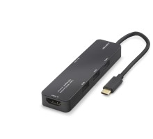 Type-c 3.2 Gen1 Hub Pd Hdmı 4K 5 Port 5 Gbps Siyah TUH305