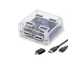 Usb Type-c 3.1 Hub 4 Port Şeffaf U331