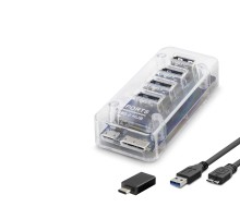 Usb Type-c 3.1 Gen1 Hub 4 Port 5 Gbps Şeffaf U336