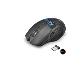 Dual Mode Kablosuz Gaming Mouse 2400 Dpi 9 Tuş 500Hz Rgb - Siyah W10