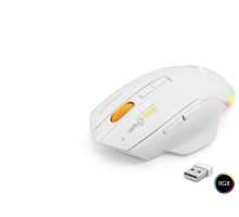 Dual Mode Kablosuz Gaming Mouse 12800 Dpi 7 Tuş Makro 1000Hz Rgb - Beyaz W601W