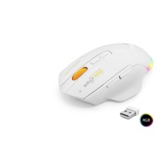 Dual Mode Kablosuz Gaming Mouse 12800 Dpi 7 Tuş Makro 1000Hz Rgb - Beyaz W601W