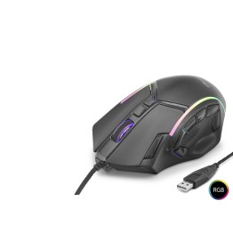 Gaming Mouse 12800 Dpi 12 Tuş Makro 1000Hz Rgb - Siyah X15