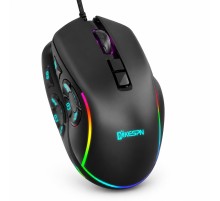 Rgb Gaming Mouse 12800 Dpi 10 Tuş Makro 1000Hz Siyah X9