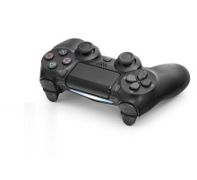 Oem Yx7001 Ps4 Uyumlu Kablosuz Gamepad Oyun Kolu - Siyah Beyaz - Siyah