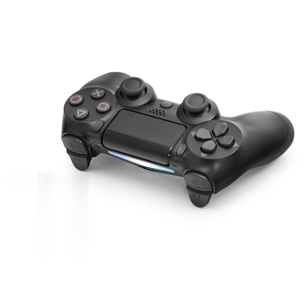 toptan-xml-dropshipping-Oem Yx7001 Ps4 Uyumlu Kablosuz Gamepad Oyun Kolu - Siyah Beyaz - Siyah