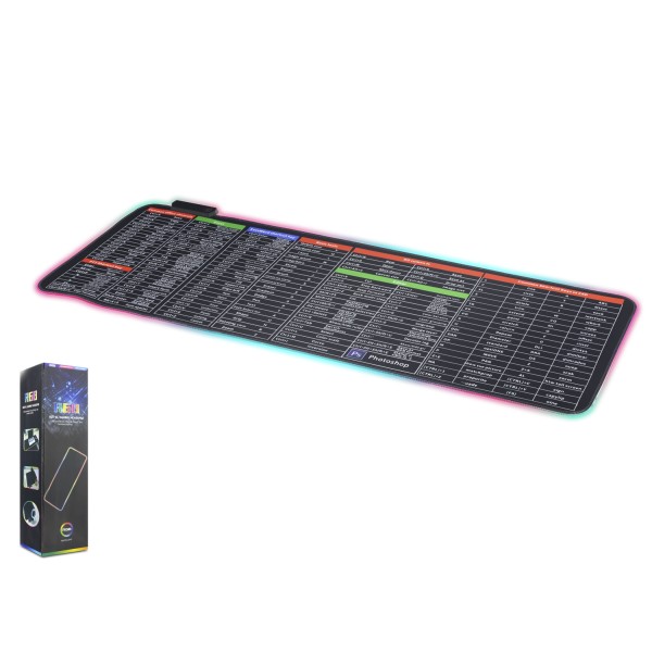 Rgb Mouse Pad 300 X 800 Mm Pc Kısayollar ZR1003