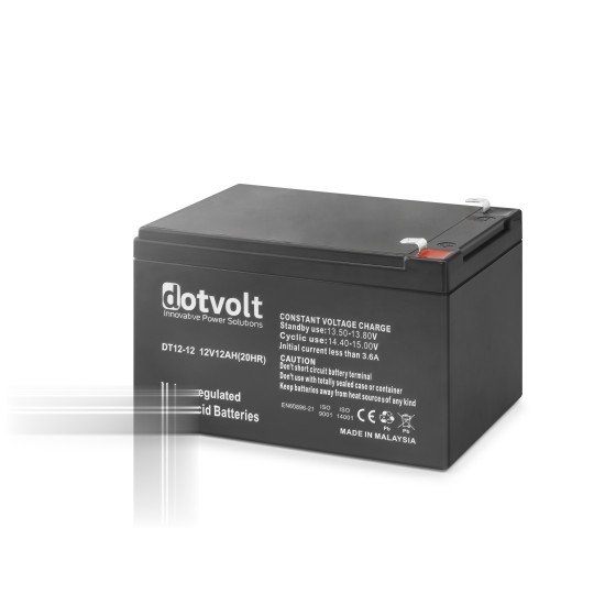 toptan-xml-dropshipping-12V 12Ah Kuru Tip Akü DT12-12