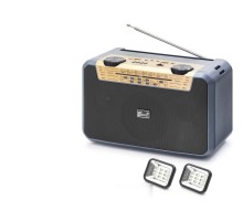 Bluetooth Fm Radyo Usb Tf Aux Solar Şarjli Çift Led Aydinlatmali Kamp Hoparlör FP397S