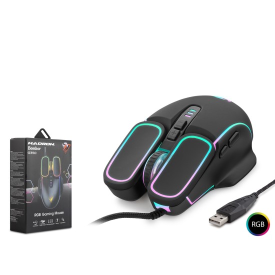 Bomber Gaming Mouse 6400 Dpi Rgb - Si̇yah  G350