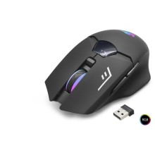 G400 Kablosuz Gaming Mouse Dual Mod 1600 Dpi Sessiz Rgb - Siyah