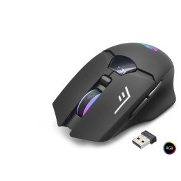 G400 Kablosuz Gaming Mouse Dual Mod 1600 Dpi Sessiz Rgb - Siyah