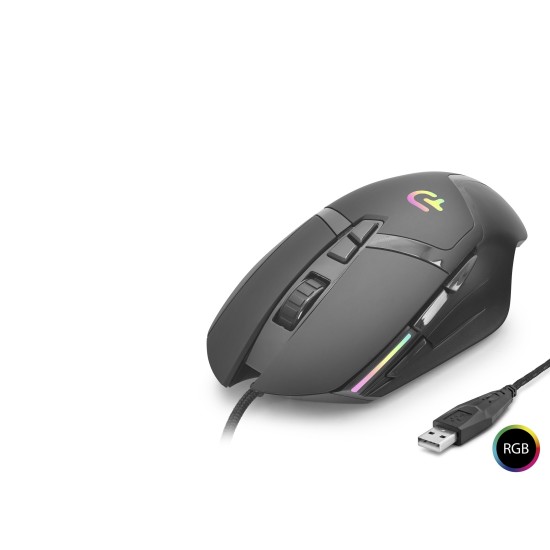 toptan-xml-dropshipping-G402 Gaming Mouse 7200 Dpi 7 Tuş 1000 Hz Rgb - Siyah