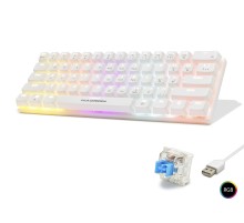 Mekanik Gaming Mini Klavye Blue Switch Rgb - Beyaz G508B