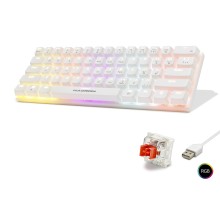 Mekanik Gaming Mini Klavye Red Switch Rgb - Beyaz G508R