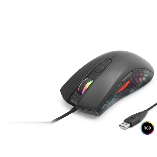 toptan-xml-dropshipping-G802 Gaming Mouse 7200 Dpi 8 Tuş 1000 Hz Rgb - Siyah