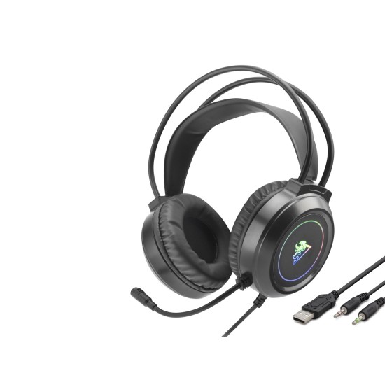 toptan-xml-dropshipping-G883 Gaming Kulaklık Usb / 2 X 3.5 Mm - Siyah