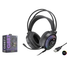 Gaming Kulaklik Usb Rgb 7.1 - Si̇yah G887