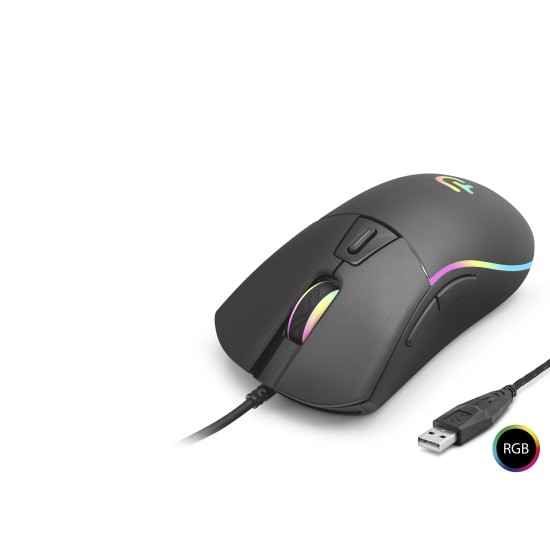 toptan-xml-dropshipping-G902 Gaming Mouse 3600 Dpi 6 Tuş 1000 Hz Rgb - Siyah