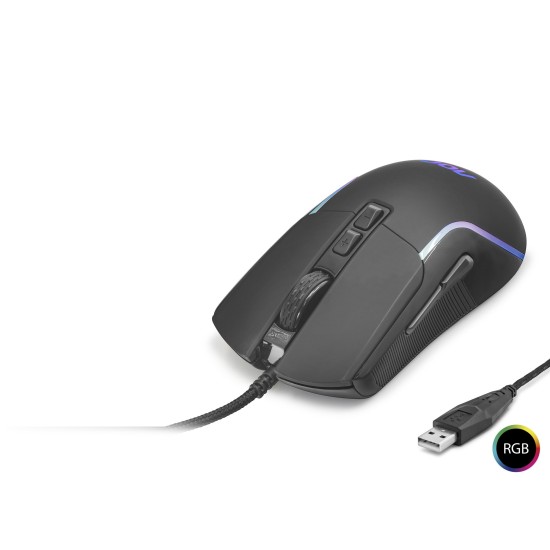 toptan-xml-dropshipping-Gaming Mouse Optik 1200–2400 Dpi Usb Rgb - Siyah GM170B/LA