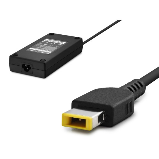 toptan-xml-dropshipping-20V 8.5A 170W Laptop Adaptörü - Usb Tip Sarı Kare Uç - Ibm Uyumlu - Siyah GXHH2