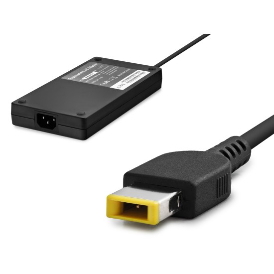 toptan-xml-dropshipping-20V 11.5A 230W Laptop Adaptörü - Usb Tip Sarı Kare Uç - Ibm Uyumlu - Siyah GXHH6