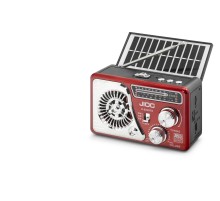 Nostaljik Bluetooth Fm Radyo Tws Usb Tf Aux Solar Şarjli El Fenerli Kamp Hoparlör H532UTS