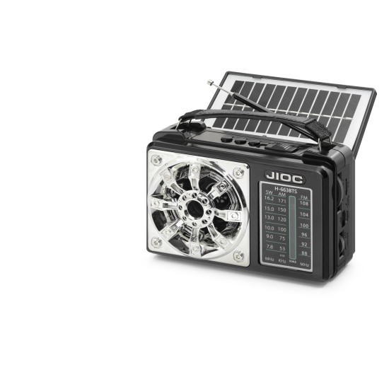 toptan-xml-dropshipping-Nostaljik Kamp Ve Outdoor Solar Şarjli Tws Taşinabi̇li̇r Hoparlör H663BTS