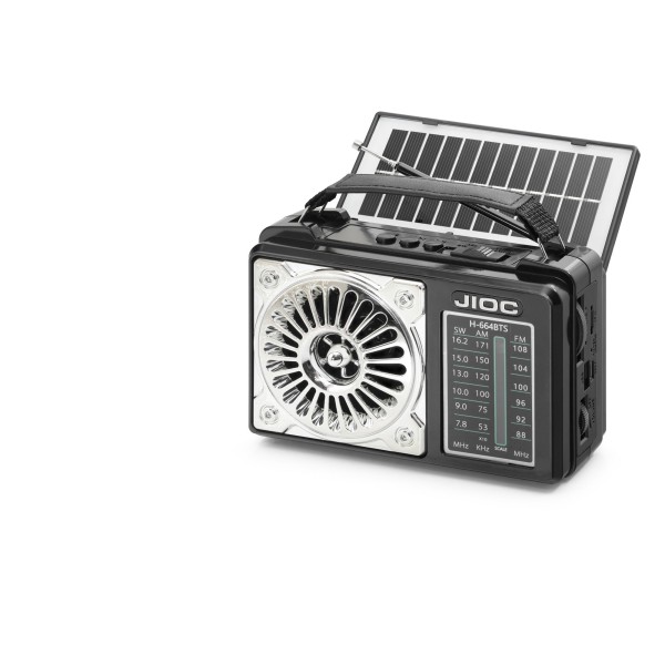 Nostaljik Kamp Ve Outdoor Solar Şarjli Tws Taşinabi̇li̇r Hoparlör H664BTS