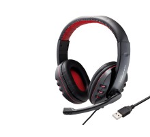 Gaming Kulaklık Usb Ps4 Uyumlu - Siyah Kırmızı HD1171