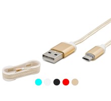 Usb Micro To Usb Şarj Ve Data Kablosu Ps4 Gamepad Uyumlu Hasır 1.5 M HD4338