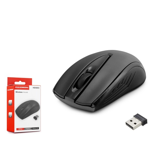 toptan-xml-dropshipping-Kablosuz Mouse 1200 Dpi - Siyah HD5693