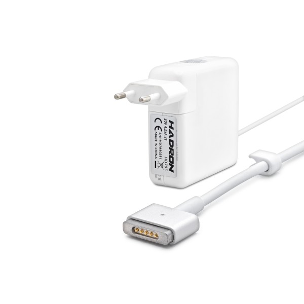 toptan-xml-dropshipping-20V 4.25A 85W Laptop Adaptörü - T Tip - Apple Macbook Uyumlu - Beyaz HD795