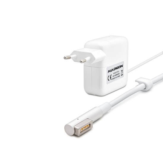 toptan-xml-dropshipping-14.5V 3.15A 45W Laptop Adaptörü - L Tip - Apple Macbook Uyumlu - Beyaz HD8802