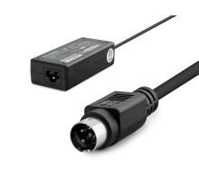 24V 2.5A 60W Yazar Kasa Ve Pos Cihazı Adaptörü - 3 Pin - Siyah HD8842