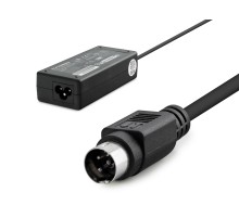 24V 2.5A 60W Yazar Kasa Ve Pos Cihazı Adaptörü - 3 Pin - Siyah HD8842