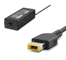 20V 6.75A 135W Laptop Adaptörü - Usb Tip Sarı Kare Uç - Ibm Uyumlu - Siyah HD8862