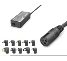 15-24V 90W Universal Laptop Adaptörü - 10 Farklı Uç - Tüm Markalarla Uyumlu - Siyah HD8887