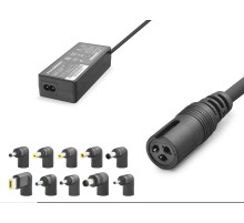 15-24V 90W Universal Laptop Adaptörü - 10 Farklı Uç - Tüm Markalarla Uyumlu - Siyah HD8887