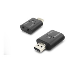 Usb Bluetooth Ses Verici + Alıcı Adaptör 2 In 1 - Siyah HD9006