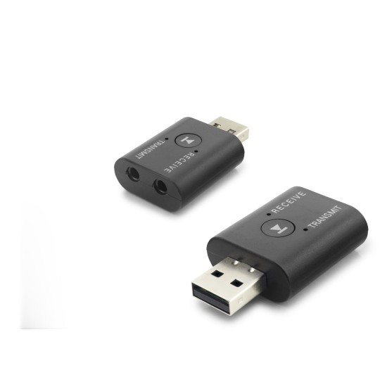 toptan-xml-dropshipping-Usb Bluetooth Ses Verici + Alıcı Adaptör 2 In 1 - Siyah HD9006