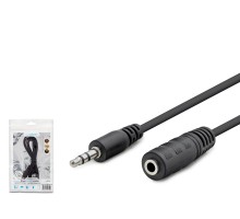 3.5 Mm Aux Uzatma Kablosu 1.2 M - Siyah HDX1004