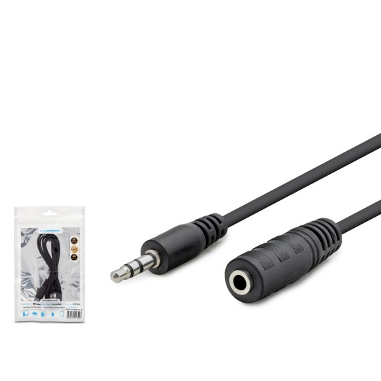 3.5 Mm Aux Uzatma Kablosu 1.2 M - Siyah HDX1004