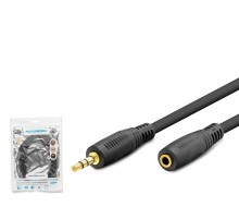 3.5 Mm Aux Uzatma Kablosu 5 M - Siyah HDX1020