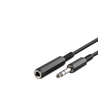 6.35Mm Gitar Uzatma Kablosu 1.5 M - Siyah HDX1050