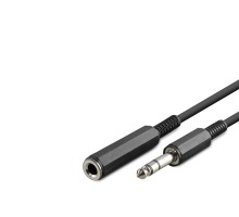 6.35Mm Gitar Uzatma Kablosu 1.5 M - Siyah HDX1050