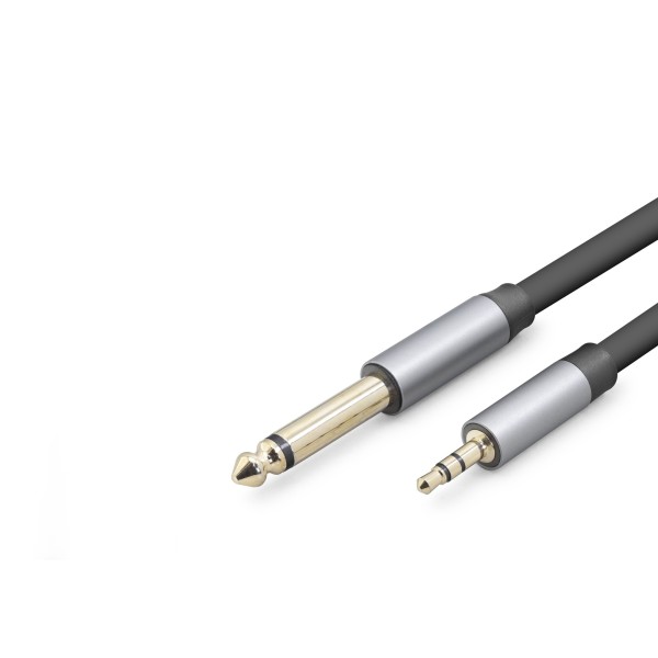 3.5Mm To 6.35Mm Gitar Kablosu 3 M - Siyah HDX1080