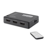 Hdmi Switch Kumandalı 5 In 1 Out - Siyah HDX1272