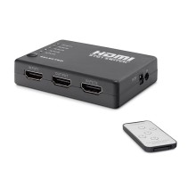 Hdmi Switch Kumandalı 5 In 1 Out - Siyah HDX1272