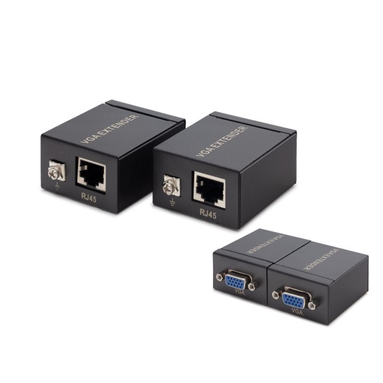 toptan-xml-dropshipping-Vga Rj45 Extender Görüntü Aktarim Seti 60 M HDX1285